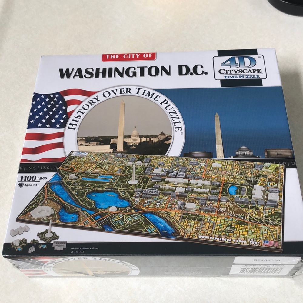 Washington DC 4D Cityscape Time Puzzle